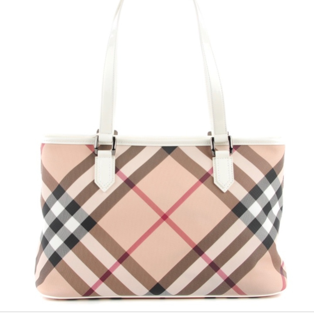 Burberry nova check shopper tote